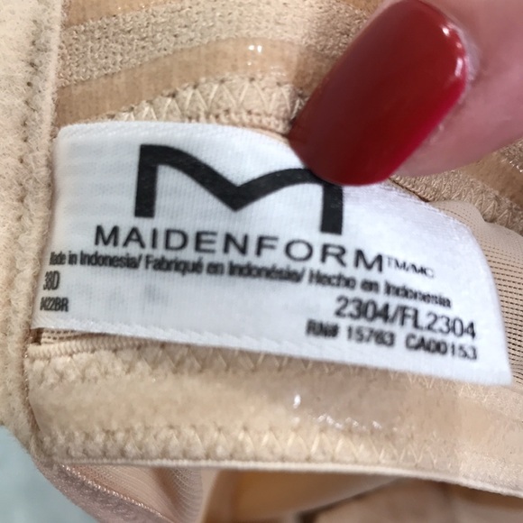 Maidenform Women's Firm Control Strapless Convertible Full Slip 38D New - Picture 9 of 9